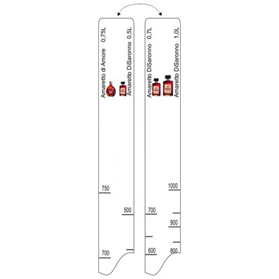 Барная линейка Amaretto di Saronno (500мл/750мл/1л) / di Amore (750мл), P.L. Proff Cuisine 81250034