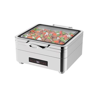 Мармит электрический "Roma"с обзорным стеклом, 2/3*65 мм, 5,5 л, (220V, 900W), SUNNEX - P.L. 81259226