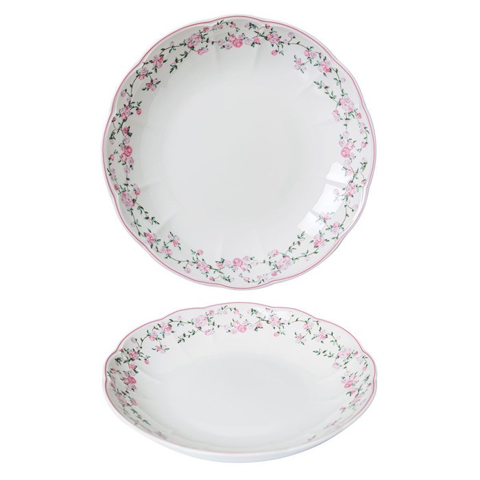 Салатник d=26 cм, 1100 мл, фарфор "NOBLE" серия "Retro Ritz-La Vie En Rose" 21855 - фото 9002