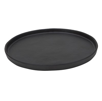Блюдо,тарелка меламиновая 27*2см  P.L. BLACK FINISH 81222115
