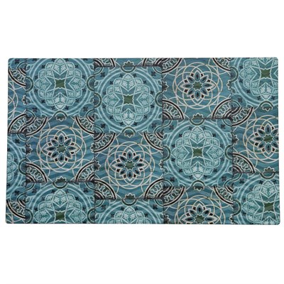 Блюдо,поднос GN 1/1 меламиновый 53*32.5см, Damask Blue,  P.L. 81290134