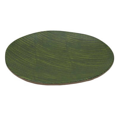 Блюдо,поднос меламиновый 20.5*20.5*3см,Green Banana Leaf,   P.L. 81290137