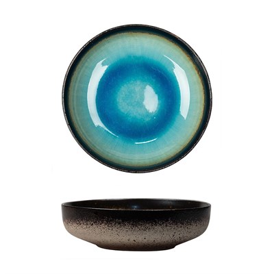 Салатник d=17,5*h 5,1 см,каменная керамика,,700 мл,серия "2022 Spider Silk-Blue"  P.L. 81229267