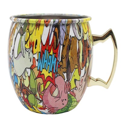Кружка коктейльная"Moscow Mule-Animal", 550 мл,металлическая, P.L.-Barbossa 81259154