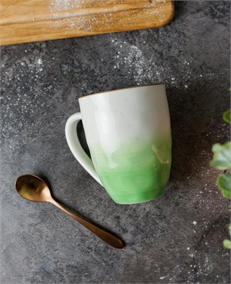 Кружка 450мл,фарфор,зеленый цвет "The Sun" P.L. 81229830