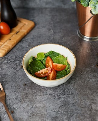 Салатник 13*13*4,5 см, 380 мл, фарфор,оранжевый цвет "The Sun" P.L. 81229839