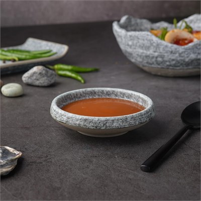 Соусник  9*2,4 см, Stone Untouched Taiga, P.L. Proff Cuisine 81221852