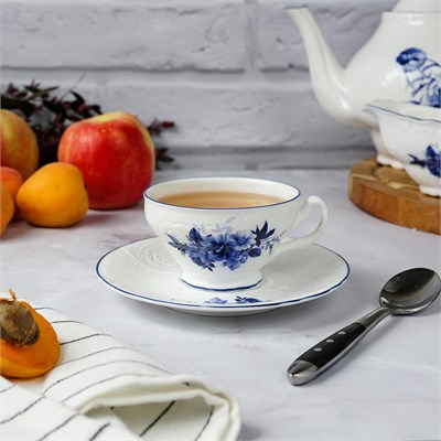 Кофейная пара 100мл, коллекция "Blue Flower"  P.L. Proff Cuisine 81222037