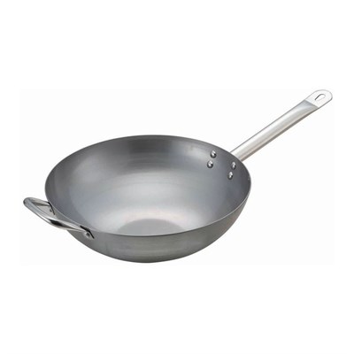 Сковорода Вок с ручкой 36 см, углеродистая сталь, P.L. Proff Cuisine 81200287