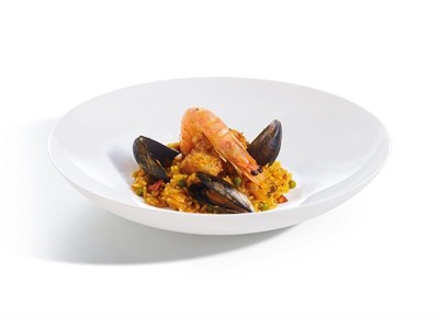 Тарелка глубокая Luminarc 26 см, 1,2 л, стеклокерамика, белый цвет, ARC, Франция (/6/) 70001380