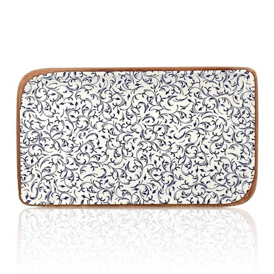 Блюдо прямоугольное 35*16 см, фарфор,серия "Tinta Edera" By Bone 81229808