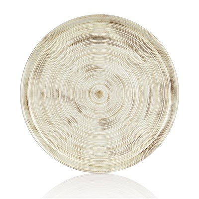 Тарелка д/пиццы d=32см, фарфор, "Falme Brown" By Bone 81221626