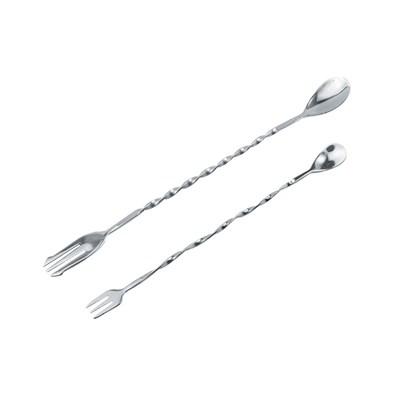 Ложка барная с вилкой 30 см, P.L. - Kingtex 81200339