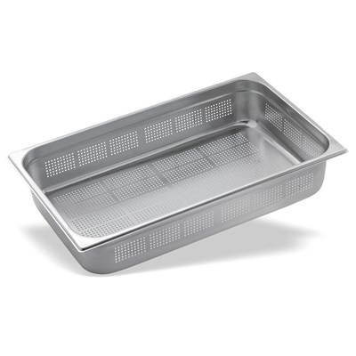Гастроемкость P.L. Proff Cuisine перфорированная 1/1*100 мм (530*325 мм) 13,5 л, металл (Е-8011100PF 91001074
