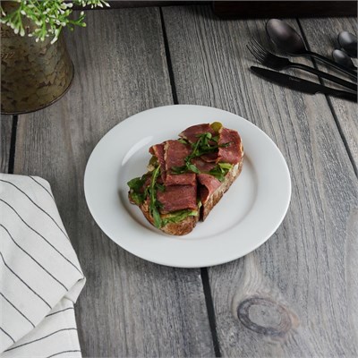 Тарелка классическая,белая d=21 см "Glory" P.L. 81222184