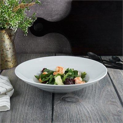 Тарелка глубокая (для пасты),белая,300 мл, d=27см, h=4,5 см "Glory" P.L. 81222190