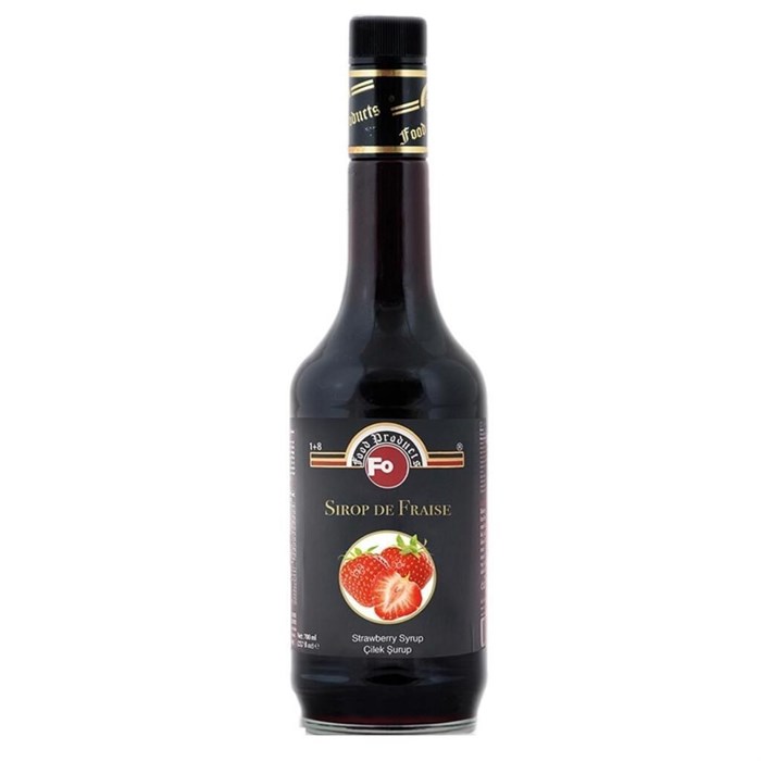 Сироп Клубника садовая 50% фруктов (STRAWBERRY FRUITED SYRUP) 0,7л. 24011 - фото 9542