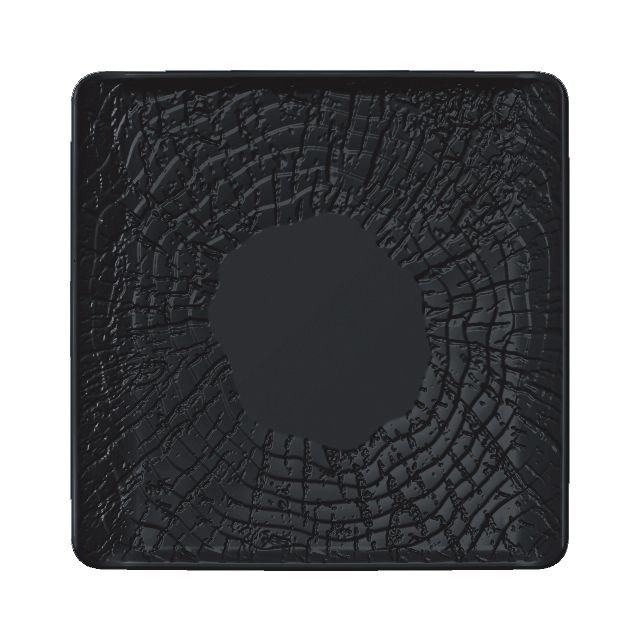 Блюдо квадратное 17,5*17,5 см, серия "Black Raw Wood"  P.L. - ProffCuisine 24388 - фото 9616