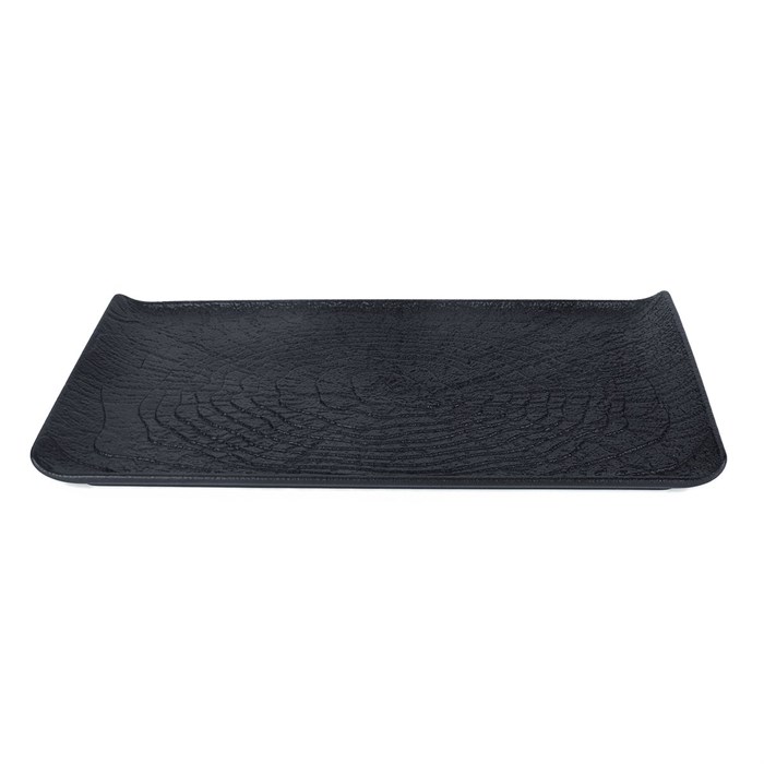 Блюдо прямоугольное d=29,5*14,8см,серия "Black Raw Wood"  P.L. - ProffCuisine 24389 - фото 9617