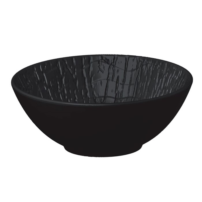 Блюдо для салата d=14,8 см, h*5.5 см, 500 мл, серия "Black Raw Wood"  P.L. - ProffCuisine 24398 - фото 9626