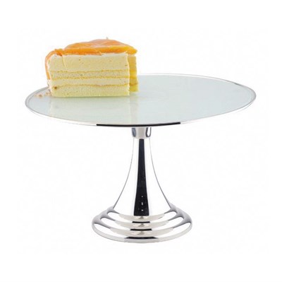 Подставка для торта на ножке d 30 см, h 17 см, нержавейка, P.L. - REG 95001133