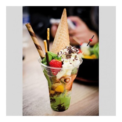 Стакан 360 мл, прозрачный, РЕТ,(1упаковка= 50 шт) (крышка 81210570) GP 81210569