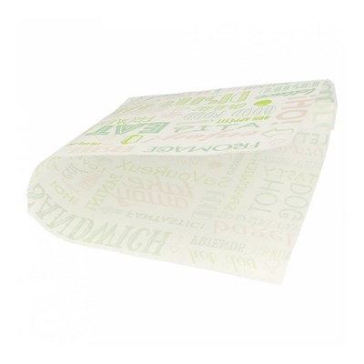 Конвертик для бургера/пиццы Parole, 17*18 см, 500 шт/уп, жиростойкий пергамент, Garcia de Pou 81210916