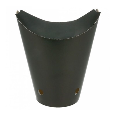 Контейнер картонный вертикальный закрывающийся для фри, снеков "BLACK" 480 мл, Ø8,5*14 см 50шт/уп, G 81210958