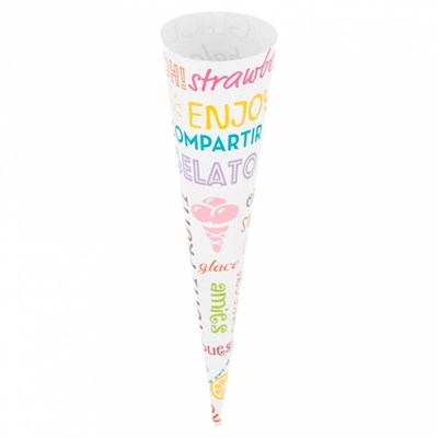 Конус для мороженого Parole 3,75*15,2 см, бумага, 2000 шт/уп, Garcia de PouИспания 81211332