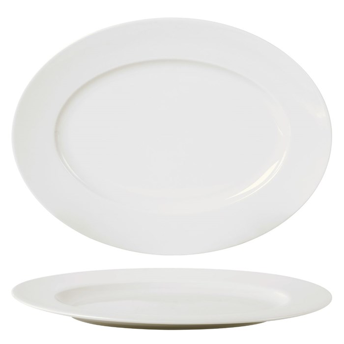 Блюдо овальное 30*22,5 см, фарфор "NOBLE" серия "Fine Plus" 24554 - фото 9693