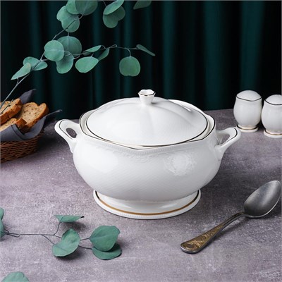 Супница 2,2литра, фарфор, "Aristocrat-Gold". Noble 81229581