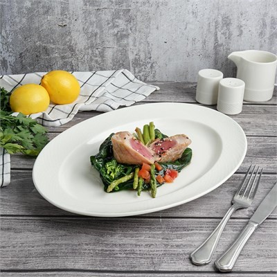 Блюдо овальное 36*26 см,фарфор "NOBLE" серия "IMPRESS" 81221503