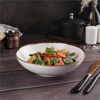 Салатник d=19 см, V=650 мл, фарфор "NOBLE" серия "Grace" 81221681