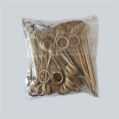 Пика "Завиток" бамбук 120 мм, 100 шт 81212508