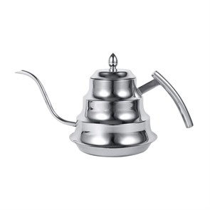 Чайник,кофейник с ситом 1100 мл,металлический, P.L. Proff Coffee 30607
