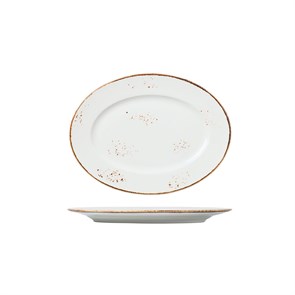 Блюдо овальное 24*17,5 см, фарфор "NOBLE" серия "Grace" 31098