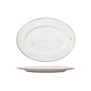 Блюдо овальное 36*26,5 см, фарфор "NOBLE" серия "Grace" 31101