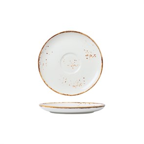 Блюдце кофейное d=12,5 см, фарфор "NOBLE" серия "Grace" 31112