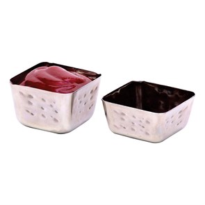 Соусник  квадратный 60 мл, 5*5*3 см, нержавейка, P.L. Proff Cuisine 31396