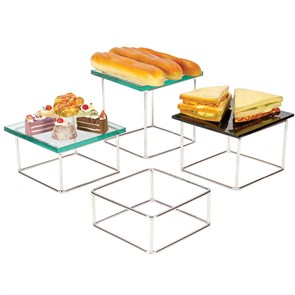 Металлическая подставка для блюд 18*18*10 см, P.L. Proff Cuisine 31400