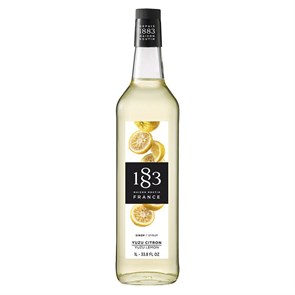 Сироп 1883 Maison Routin Юзу (японский лимон) (Yuzu Lemon), 1 л, стекло 795