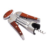 Штопор для вина с деревянными вставками, P.L. - BarWare 90001103