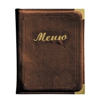 Папка для меню коричневая А5, P.L. - BarWare 99003002