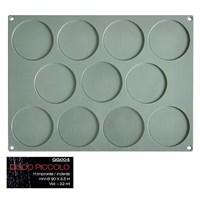 Форма кондитерская Pavoni 40*30 см, силикон, р-р ячейки: 90 мм, h 3,5 мм, Италия 81230188