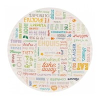 Тарелка Parole 23 см,(1упаковка=100 шт), картон, Garcia de PouИспания 81211204