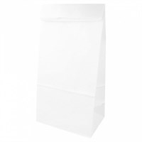 Пакет для покупок без ручек 15+10*32 см, белый, крафт-бумага, Garcia de PouИспания 81211391