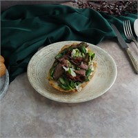 Тарелка мелкая d=25 см,фарфор,серия 