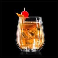 Стакан Олд фэшн RCR Style Optiq 430мл, хрустальное стекло, Италия 81269920