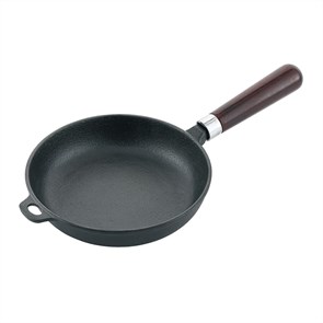 Сковородка чугунная,деревянная ручка d=20 cм, P.L.-ProffCuisine 32658