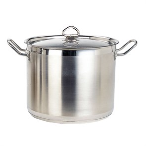 Кастрюля c крышкой, 15л (30*21) сталь 18/0  P.L.-Proff Cuisine 32971